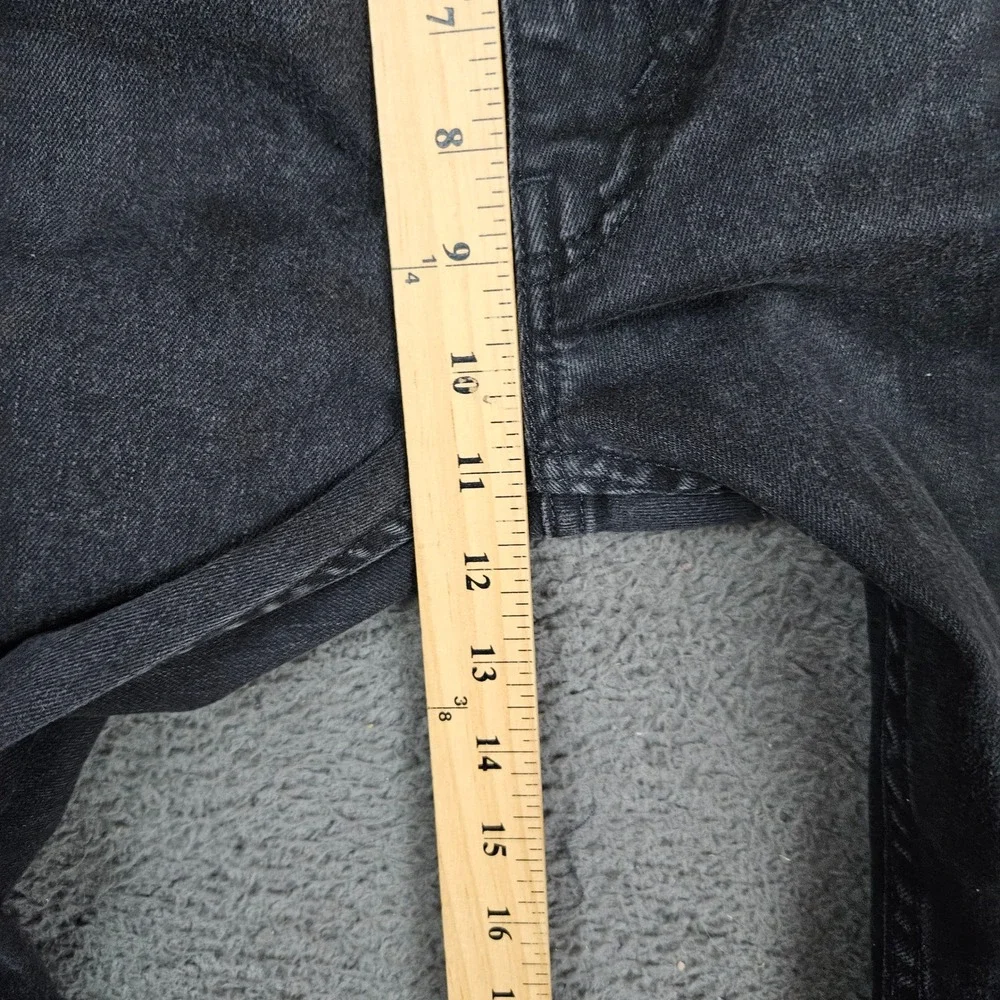 Levi's 505 Regular‎ Fit Straight Leg Jeans Mens Black Size 36x30 WaterLess